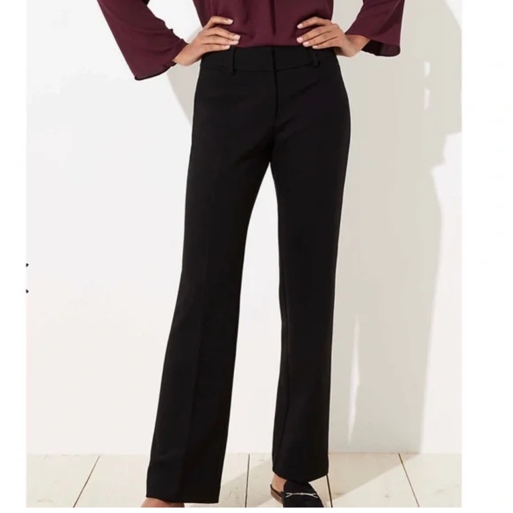 LOFT Black Julie Trousers